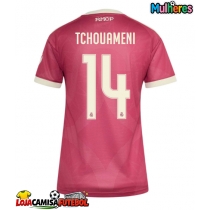 Camisa de Futebol Real Madrid Aurelien Tchouameni #14 Equipamento Alternativo Mulheres 2026-27 Manga Curta